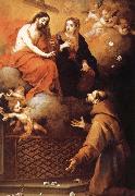 Bartolome Esteban Murillo Jesus and Our Lady of St. Francis Koch Sweden oil painting artist
